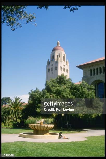 General view of Stanford University campus in Stanford, California. Mandatory Credit: Ken Levine /Allsport
