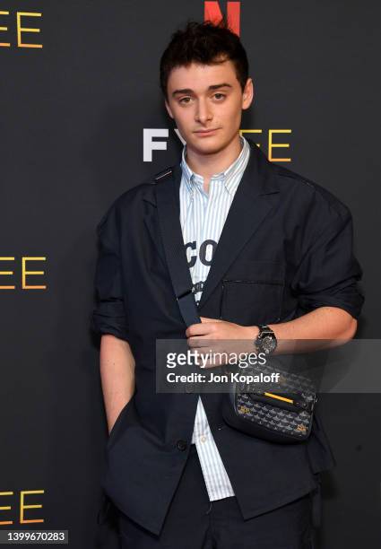 Noah Schnapp attends Netflix Hosts "Stranger Things" Los Angeles FYSEE Event at Netflix FYSee Space on May 27, 2022 in Beverly Hills, California.