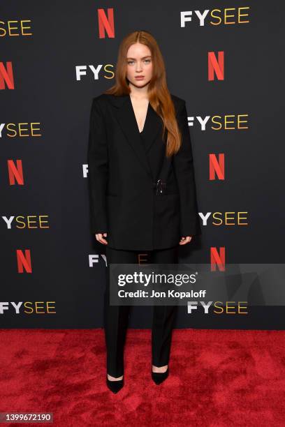 Sadie Sink attends Netflix Hosts "Stranger Things" Los Angeles FYSEE Event at Netflix FYSee Space on May 27, 2022 in Beverly Hills, California.