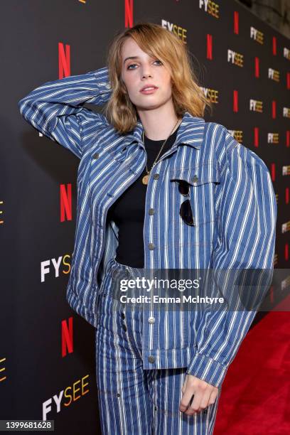 Maya Hawke attends Netflix's Stranger Things ATAS Official Screening at Raleigh Studios Hollywood on May 27, 2022 in Los Angeles, California.