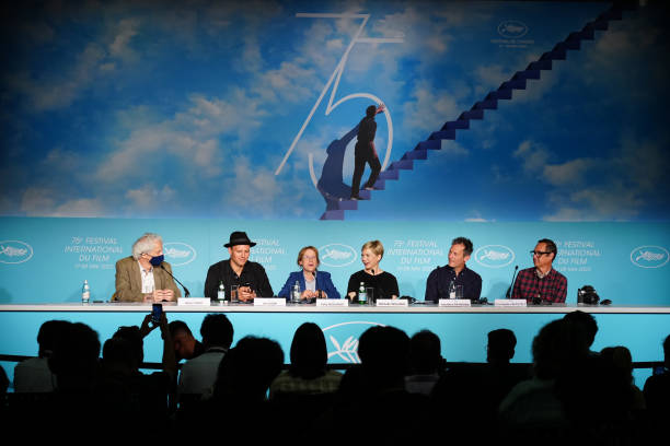 FRA: "Showing Up" Press Conference  - The 75th Annual Cannes Film Festival