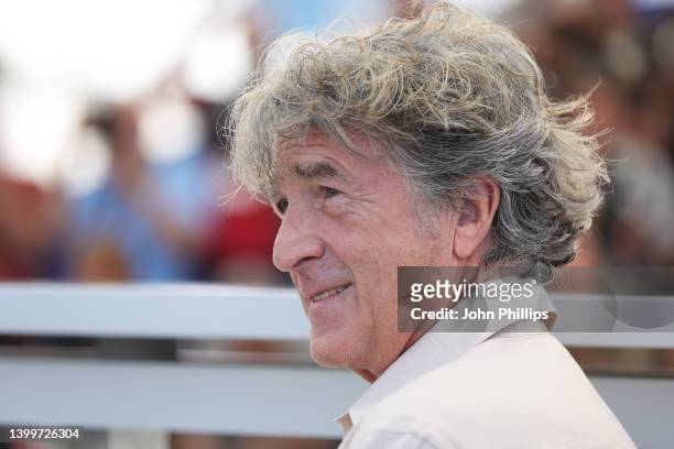 François Cluzet attends the photocall for "Mascarade" during the 75th annual Cannes film festival at Palais des Festivals on May 28, 2022 in Cannes,...