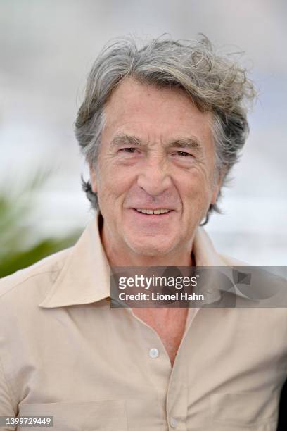 François Cluzet attends the photocall for "Mascarade" during the 75th annual Cannes film festival at Palais des Festivals on May 28, 2022 in Cannes,...