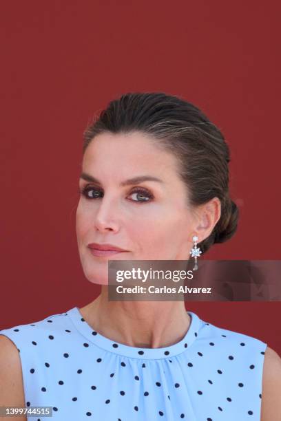 Queen Letizia of Spain attends the Armed Forces 2022 day on May 28, 2022 in Huesca, Spain.