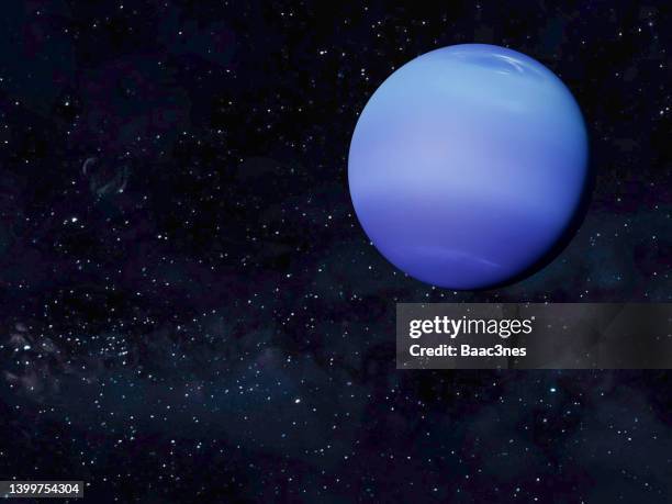 planet neptune- computer generated image. - neptune planet 個照片及圖片檔