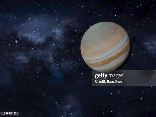 planet jupiter - computer generated image. - jupiter planet stock pictures, royalty-free photos & images