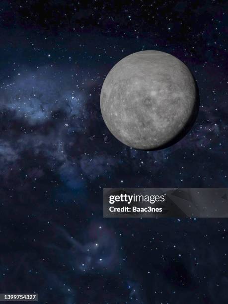 planet mercury - computer generated image. - mercurio fotografías e imágenes de stock