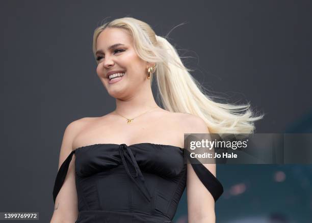 Anne Marie performs on stage at Radio 1's Big Weekend 2022 at War Memorial Park on May 28, 2022 in Coventry, England.