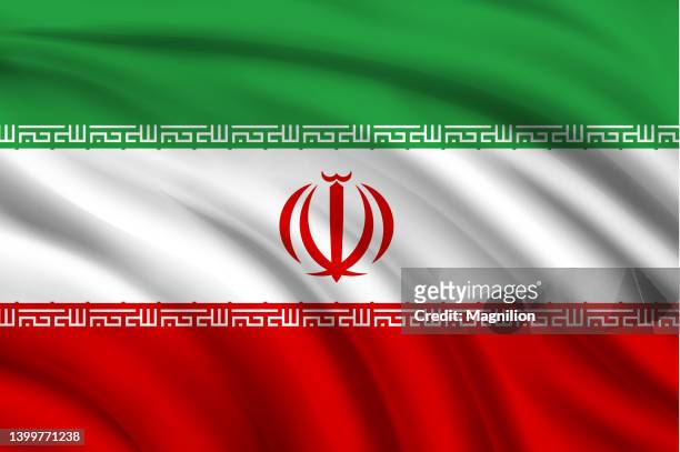 flagge des iran - iranian flag stock-grafiken, -clipart, -cartoons und -symbole