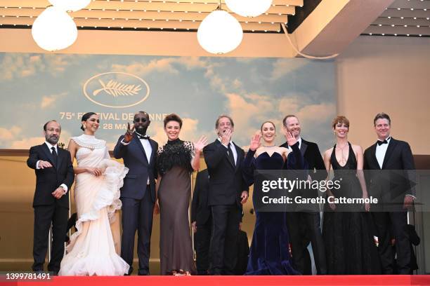 Jury Member Asghar Farhadi, Jury Member Deepika Padukone, Jury Member Ladj Ly, Jury Member Jasmine Trinca, President of the Jury of the 75th Cannes...