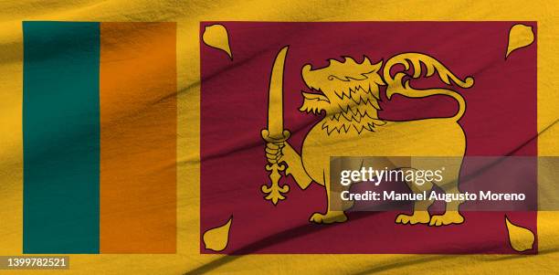 flag of sri lanka - sri lanka flag stock-fotos und bilder