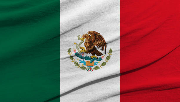 flag of mexico - mexico flag stock pictures, royalty-free photos & images