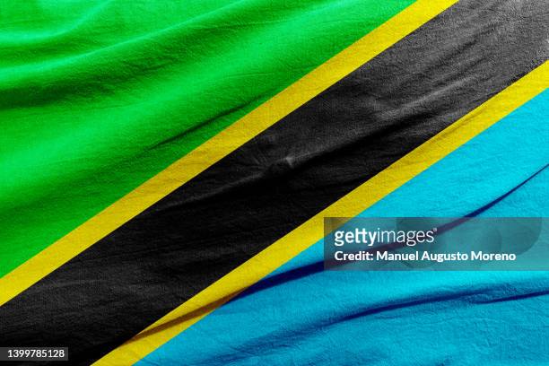 flag of tanzania - 坦桑尼亞 個照片及圖片檔