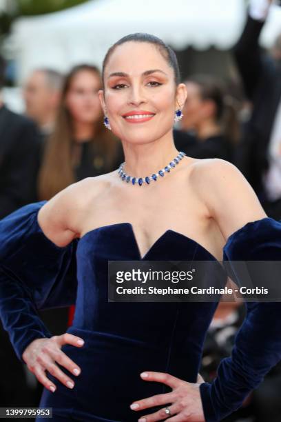 Noomi Rapace attends the closing ceremony red carpet for the 75th annual Cannes film festival at Palais des Festivals on May 28, 2022 in Cannes,...