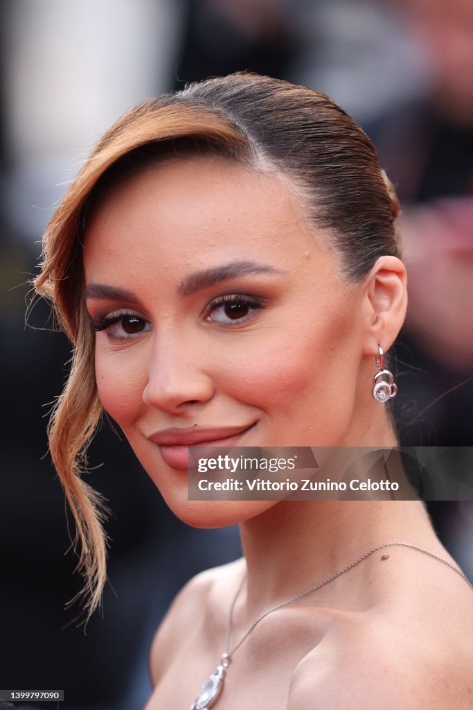 Johanna Kokkila attends the closing ceremony red carpet for the 75th