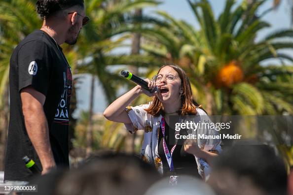Ngs Rapper Rapper NG makes freestyle verses during the event on May 28, 2022 in ...