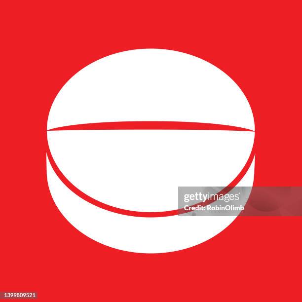 stockillustraties, clipart, cartoons en iconen met white pill medical cross icon - vitamine d