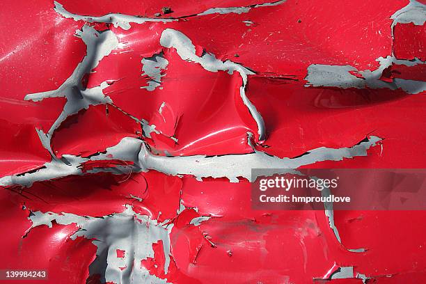 red scrap - dented stock pictures, royalty-free photos & images