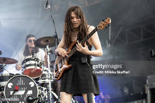 Jess Haney and Charlie Holt of Rainbow Kitten Surprise perform during ...