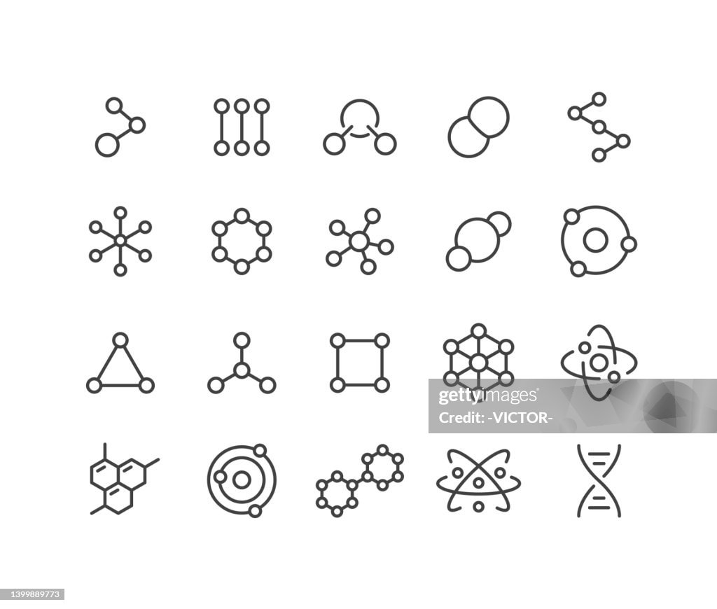 Molecule Icons - Classic Line Series