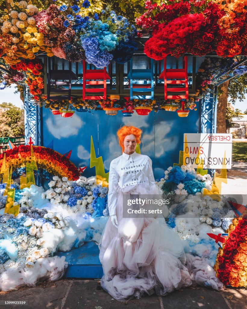 Chelsea in Bloom Blumenkunstausstellung in London, Großbritannien