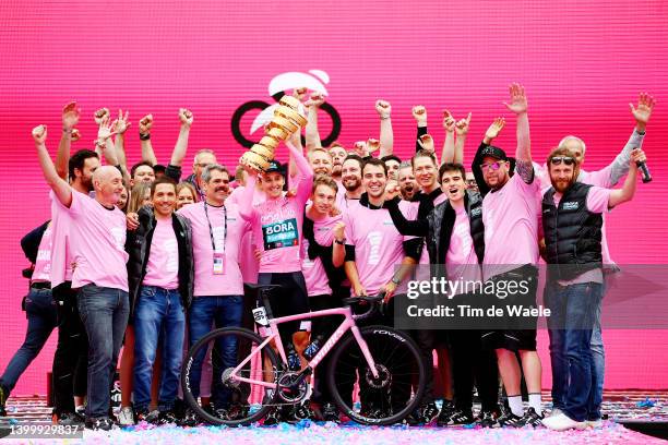 Ralph Denk Team manager, Wilco Kelderman of Netherlands, Giovanni Aleotti of Italy, Cesare Benedetti of Poland, Emanuel Buchmann of Germany, Patrick...