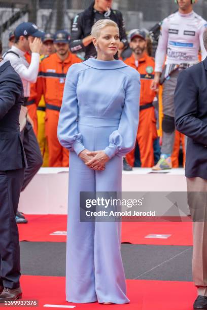 Princess Charlene of Monaco during the F1 Grand Prix of Monaco at Circuit de Monaco on May 29, 2022 in Monte-Carlo, Monaco.