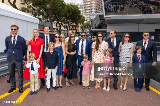 Pierre Casiraghi, Francesco Casiraghi, Beatrice Borromeo, Ben-Sylvester Strautmann, Stephano Casiraghi, Alexandra de Hanovre ,Stephano Casiraghi,Sean...