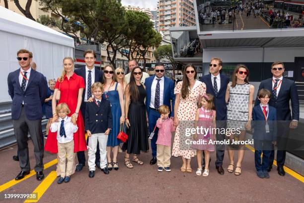 Pierre Casiraghi, Francesco Casiraghi, Beatrice Borromeo, Ben-Sylvester Strautmann, Stephano Casiraghi, Alexandra de Hanovre ,Stephano Casiraghi,Sean...