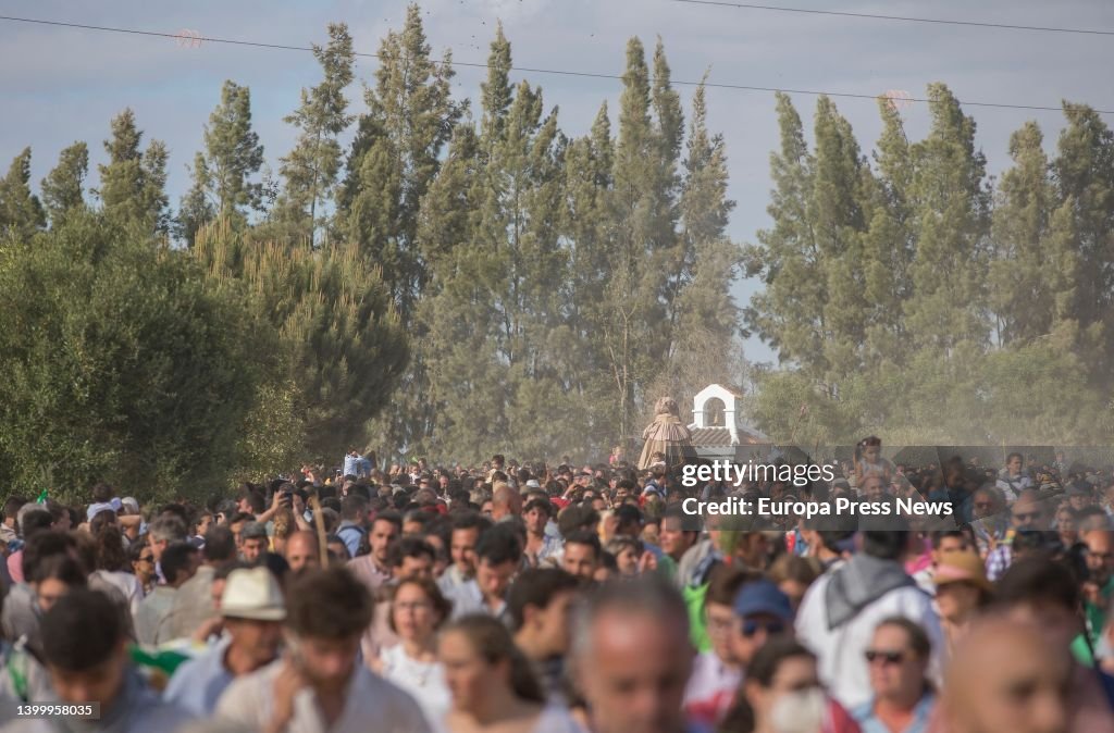 Transfer Of The Virgin Of El Rocio From Almonte To Her Hermitage In The Village Of El Rocio.
