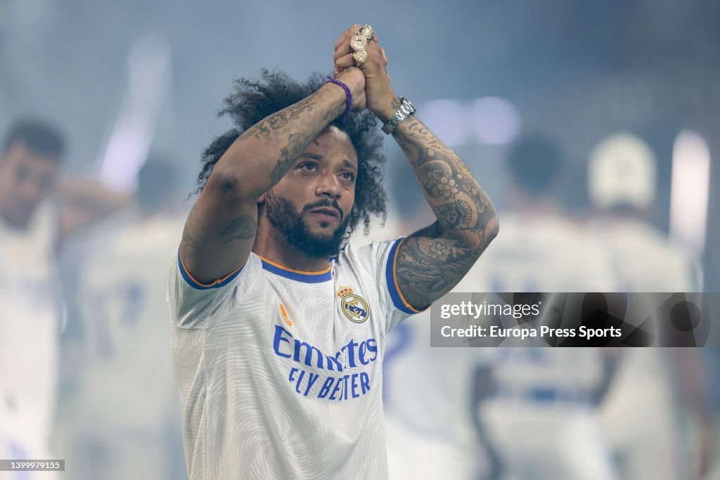 Real Madrid Celebrates The Uefa Champions League In Madrid