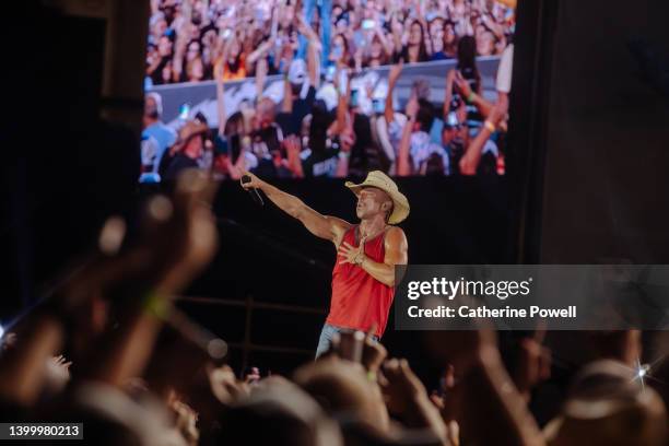 Kenny Chesney performs at Nissan Stadium on May 28, 2022 in Nashville, Tennessee.