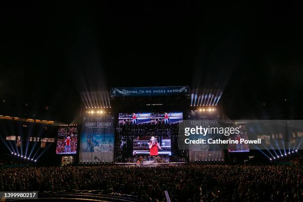Kenny Chesney performs at Nissan Stadium on May 28, 2022 in Nashville, Tennessee.