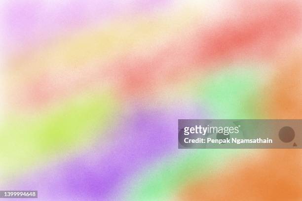 air brush watercolor soft blue yellow red green violet orange color pale grunge gradient colorful on white background abstract paper soft surface texture design template for presentation creative graphic, wall-paper, card, poster, brochure, banner, plate - エアブラシ ストックフォトと画像