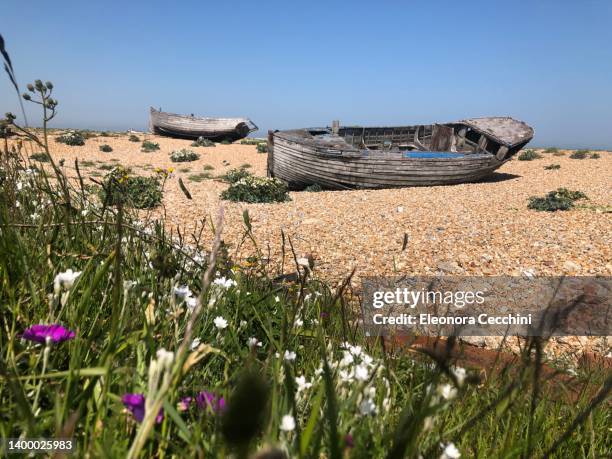 dungeness boats - dungeness stock pictures, royalty-free photos & images