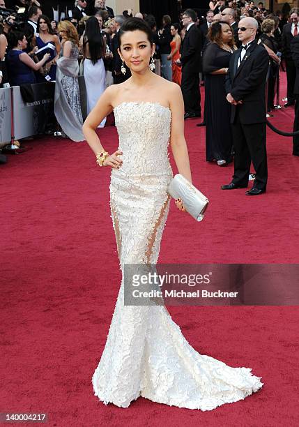 Director Li Bing Bing arrives at the 84th Annual Academy Awards held at the Hollywood & Highland Center on February 26, 2012 in Hollywood, California.