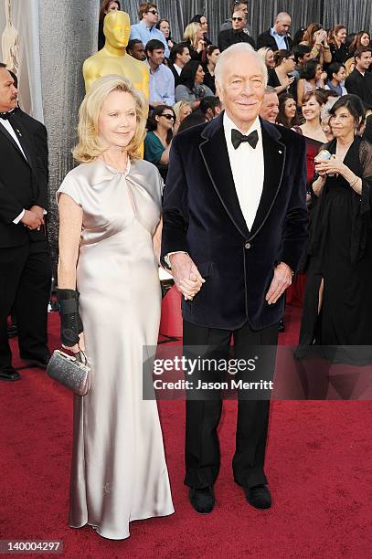 Actor Christopher Plummer and actress Elaine Taylor arrive at the 84th Annual Academy Awards held at the Hollywood & Highland Center on February 26,...