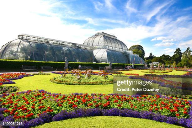 Palm House, Royal Botanic Gardens in Kew Gardens on July 4,2015 in London, England.