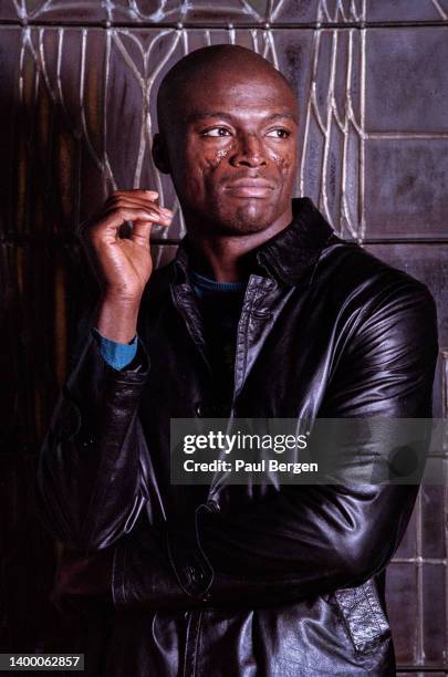 Portrait of British singer Seal , Amsterdam, Netherlands 16th November 1998.