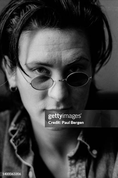 Portrait of Canadian singer and singer songwriter kd Lang, Amsterdam, Netherlands, 13th May 1993.