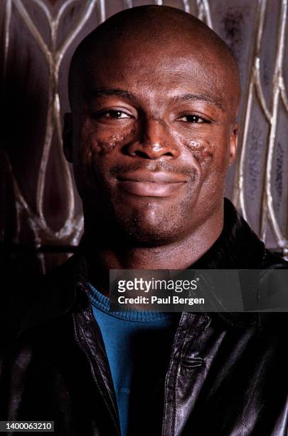Portrait of British singer Seal , Amsterdam, Netherlands 16th November 1998.