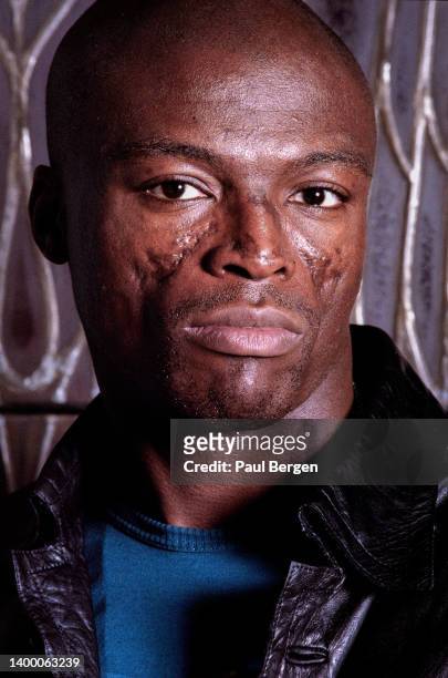 Portrait of British singer Seal , Amsterdam, Netherlands 16th November 1998.