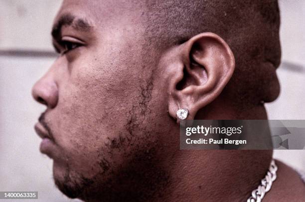 Portrait of American musician and producer Timbaland , Paris, France 16th December 1998.