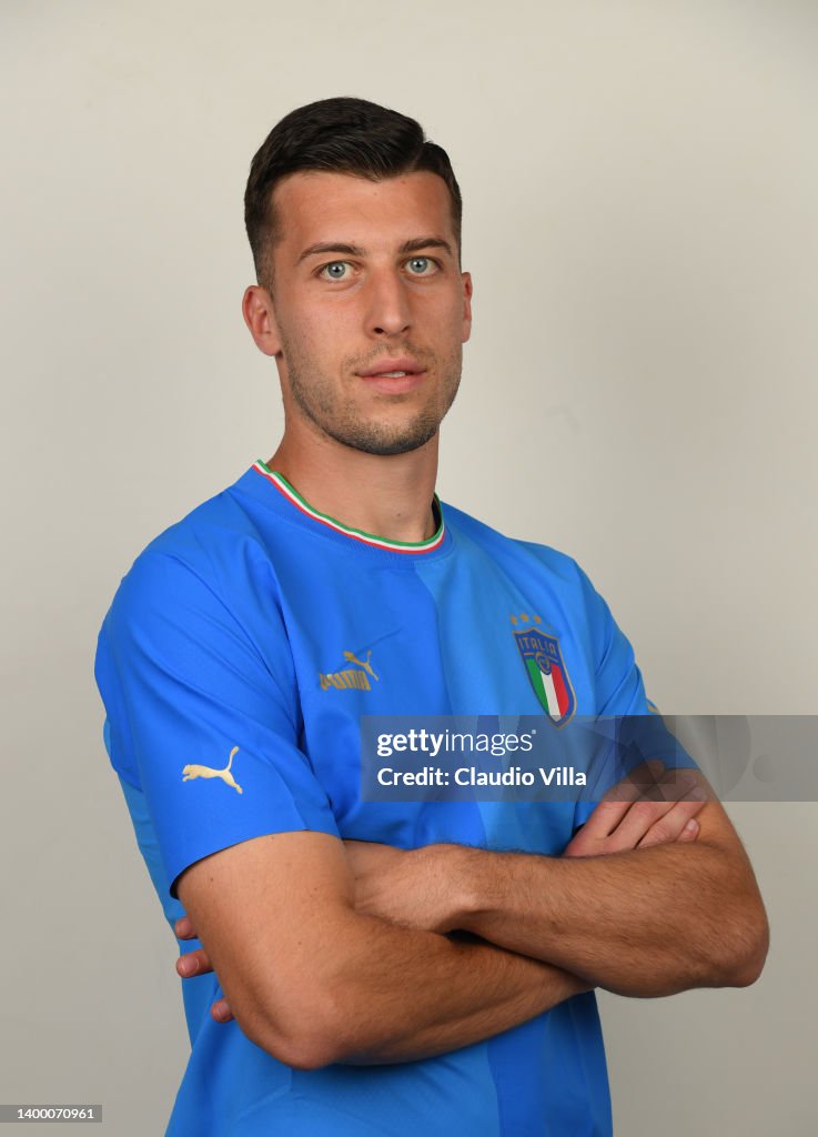 Nicolo Casale of Italy poses during an official portrait session at