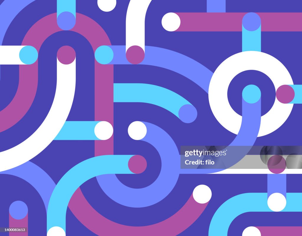 Connection Networking Abstract Lines Background