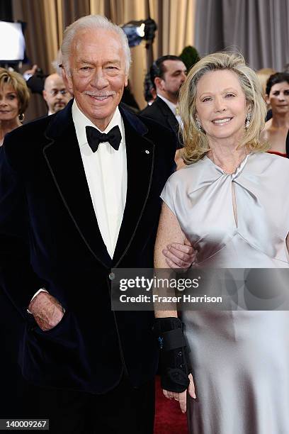 Actor Christopher Plummer and wife Elaine Taylor arrive at the 84th Annual Academy Awards held at the Hollywood & Highland Center on February 26,...