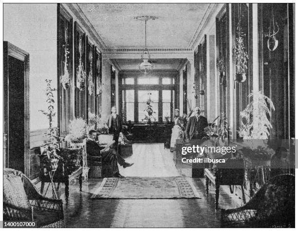 illustrations, cliparts, dessins animés et icônes de photo ancienne : hôpital psychiatrique larbert - asile