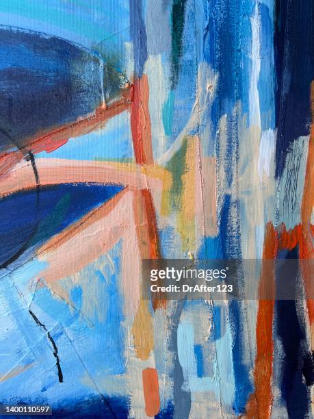 abstract acrylic background - expressionism stock illustrations