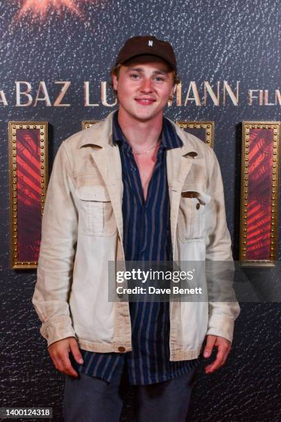 Ben Hardy attends a special screening of 'Elvis', hosted by Warner Bros. And British GQ, at The Ham Yard Hotel on May 30, 2022 in London, England.