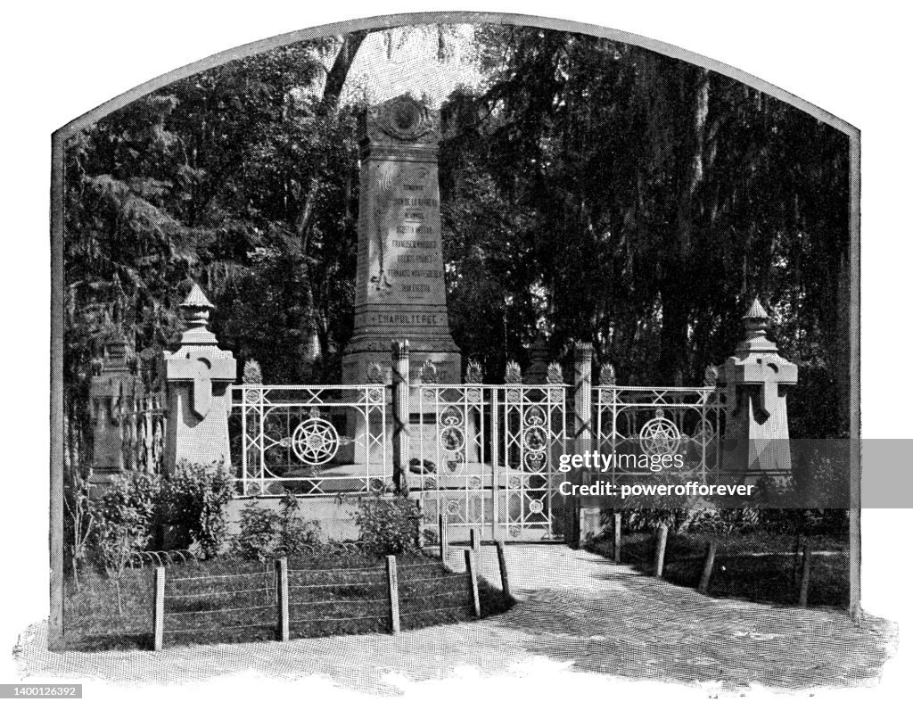 Obelisk to The Children Heroes en Bosque de Chapultepec (Chapultepec Park) in Mexico City, Mexico - 19th Century